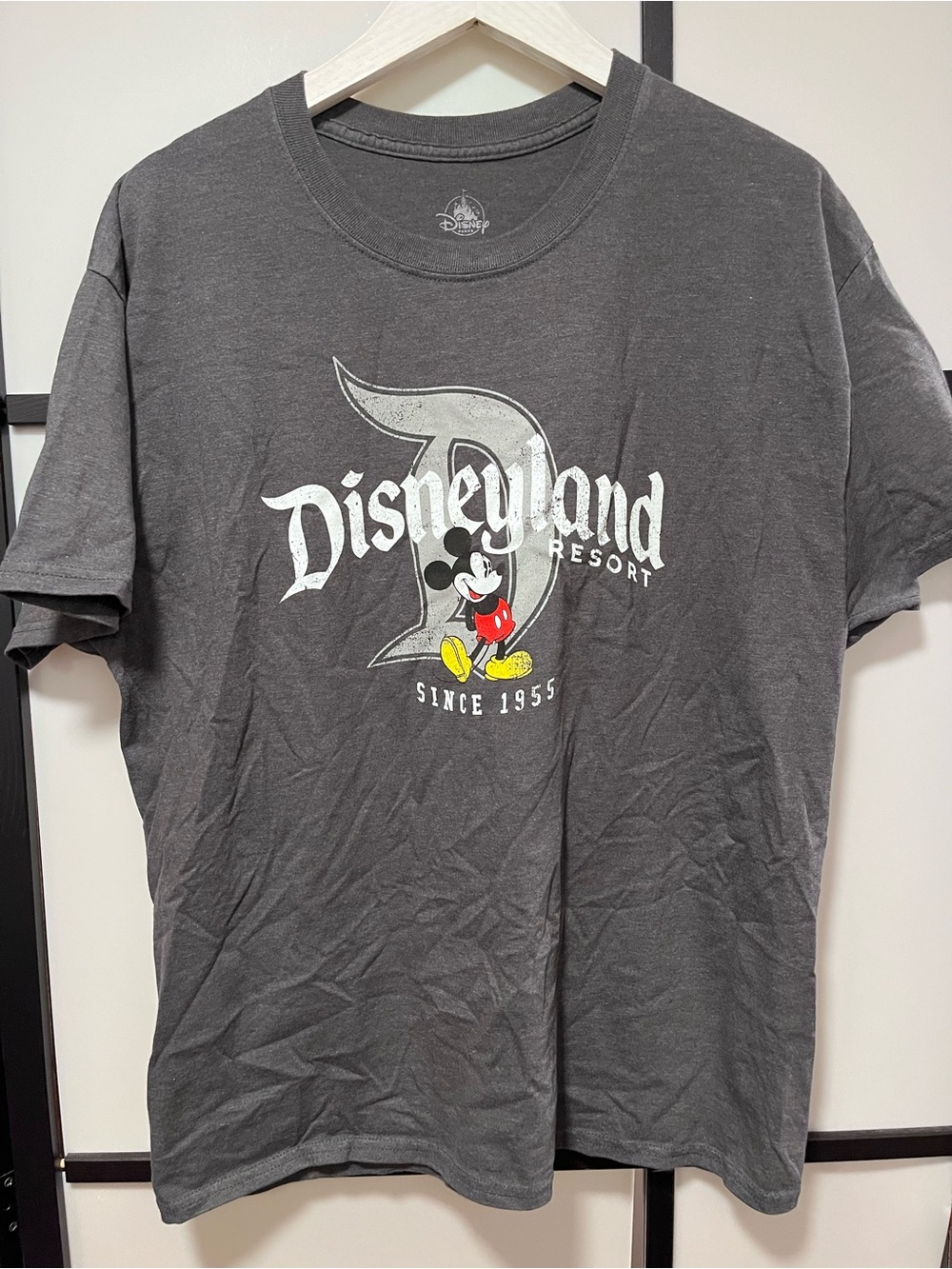 Disneyland Resort Mickey Mouse Est 1955 Graphic Tee Gray XL